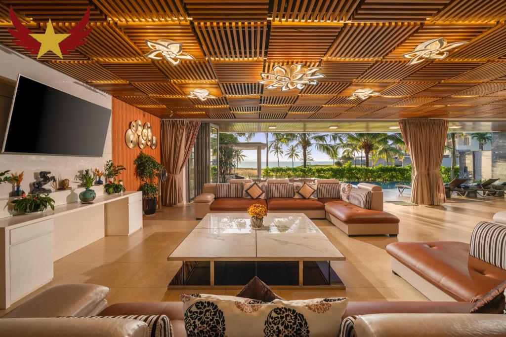 ダナンのVilla 8 Bedroom Beachfront The Five Villas Da Nang — 写真4