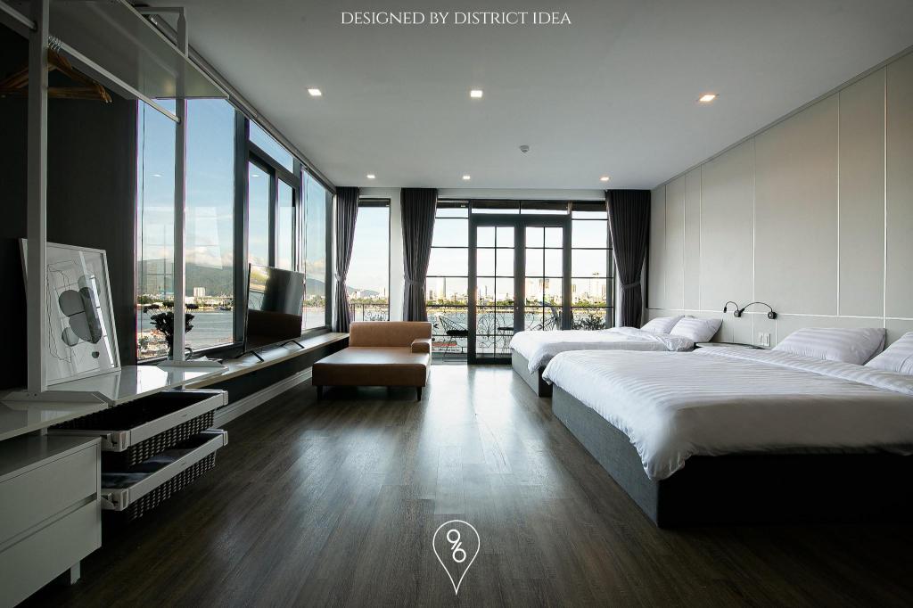 ダナンのModern Riverfront Balcony Apartment — 写真2