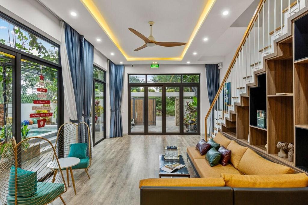 ダナンのSOL Villa 4 phòng ngủ, hồ bơi, Lửa Trại, sông Hàn — 写真4